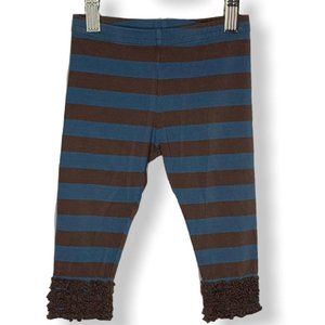 HTF Matilda Jane Gypsy Blue Stripe Leggings